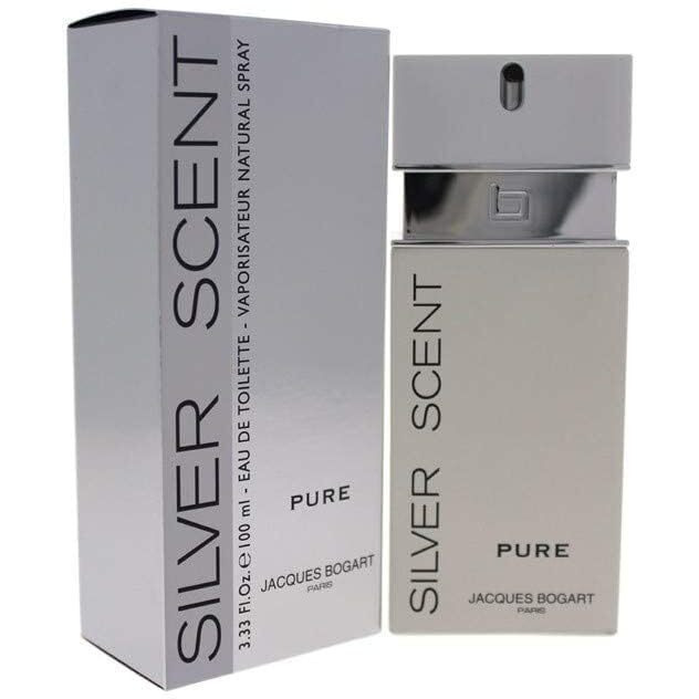 Silver Scent Pure by Jacques Bogart for Men - 3.3 oz EDT Spray