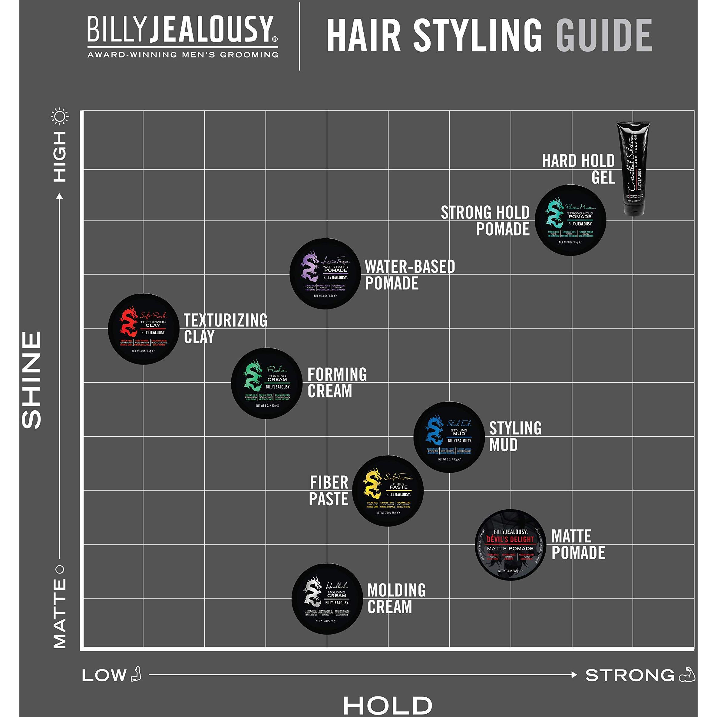 Controlled Substance Hard Hold Hair Gel by Billy Jealousy for Unisex - 8.4 oz Gel