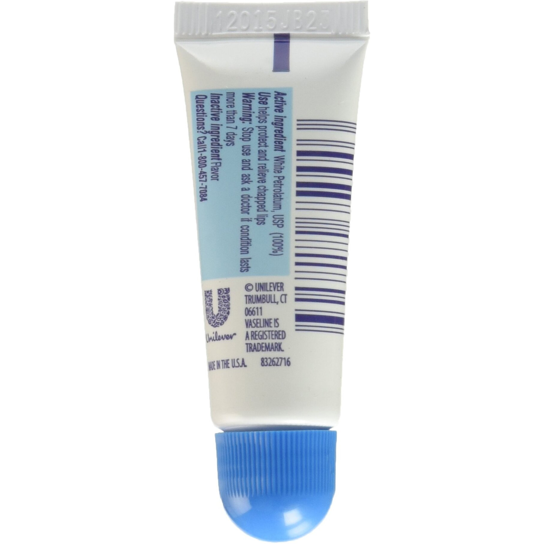 Vaseline Lip Therapy Advanced Petroleum Jelly, 3 Count