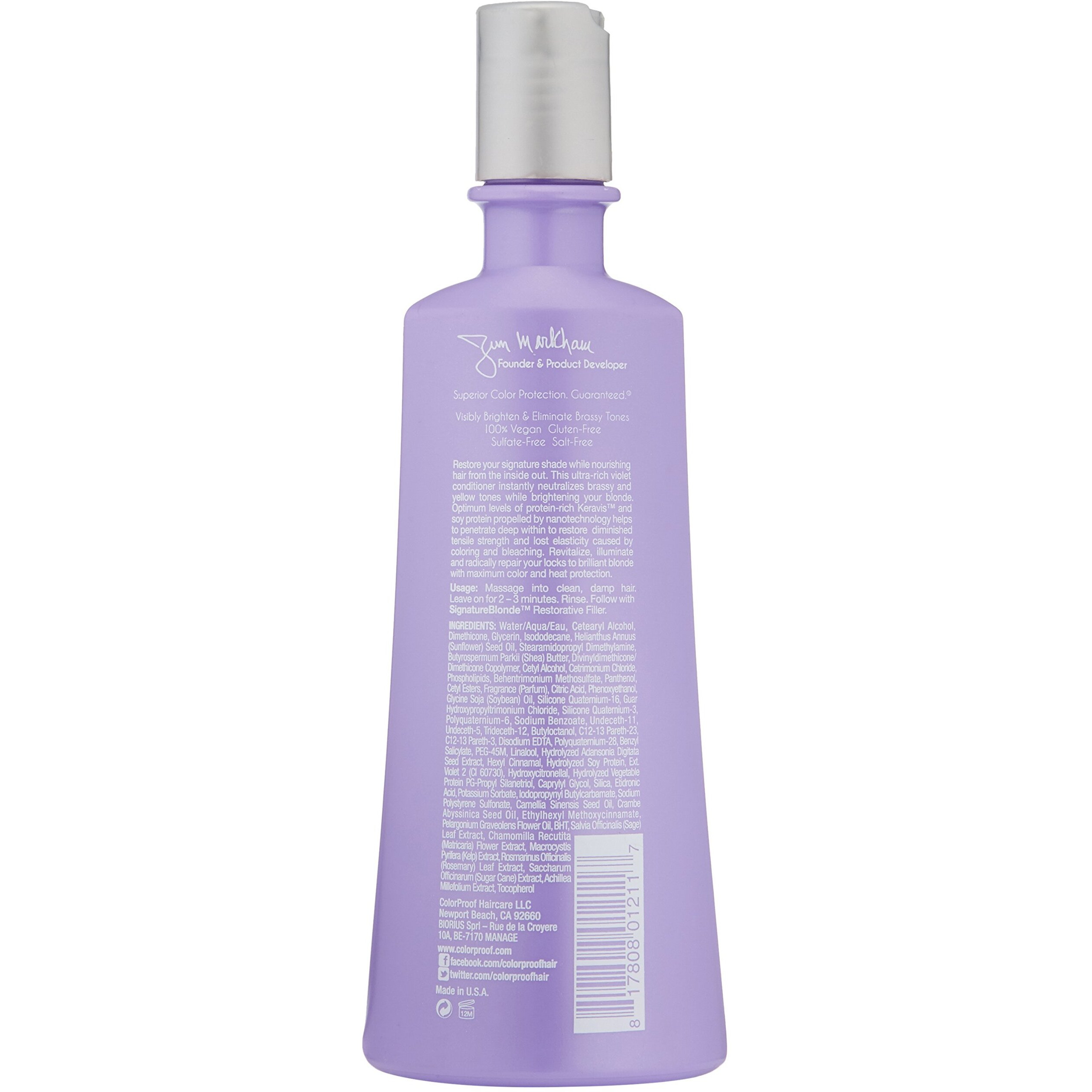 Signature Blonde Violet Conditioner by ColorProof for Unisex - 8.5 oz Conditioner