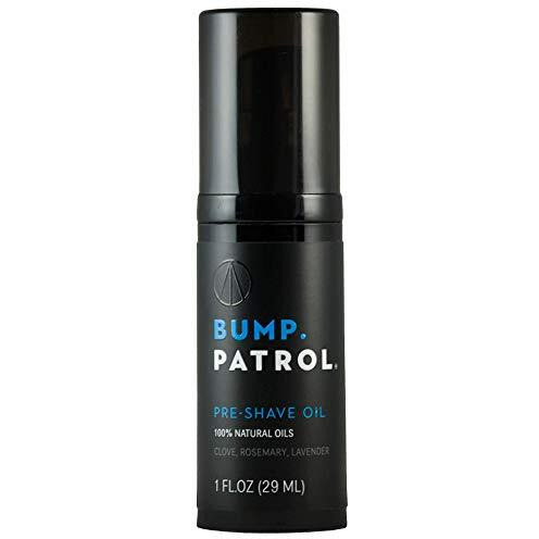 Bump Patrol Pre-Shave Oil for Men with Natural Essential Oils - Smooth Shave, Softer Skin - 1 Ounce