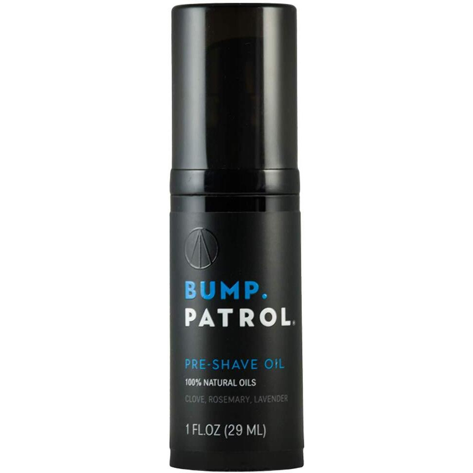 Bump Patrol Pre-Shave Oil for Men with Natural Essential Oils - Smooth Shave, Softer Skin - 1 Ounce