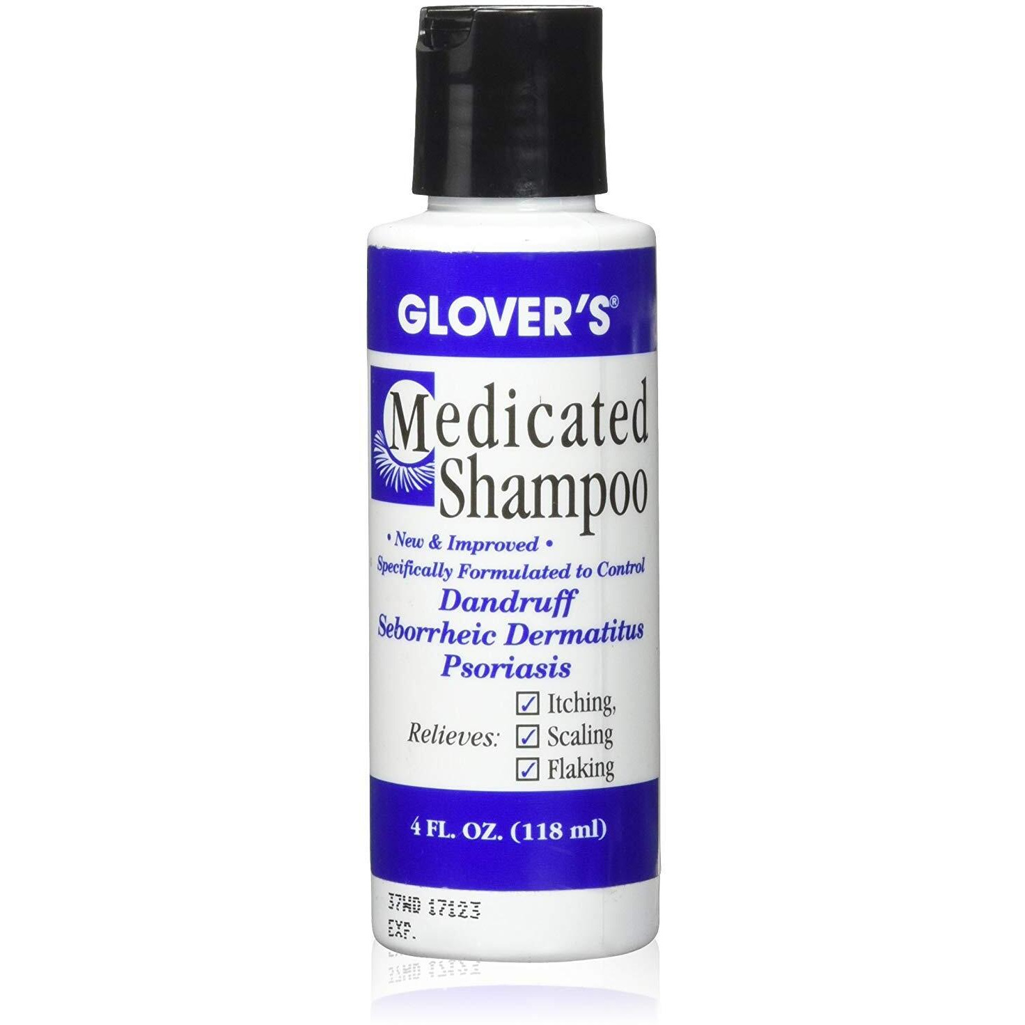 Glovers Medicated Shampoo 4 oz (Pack of 5)