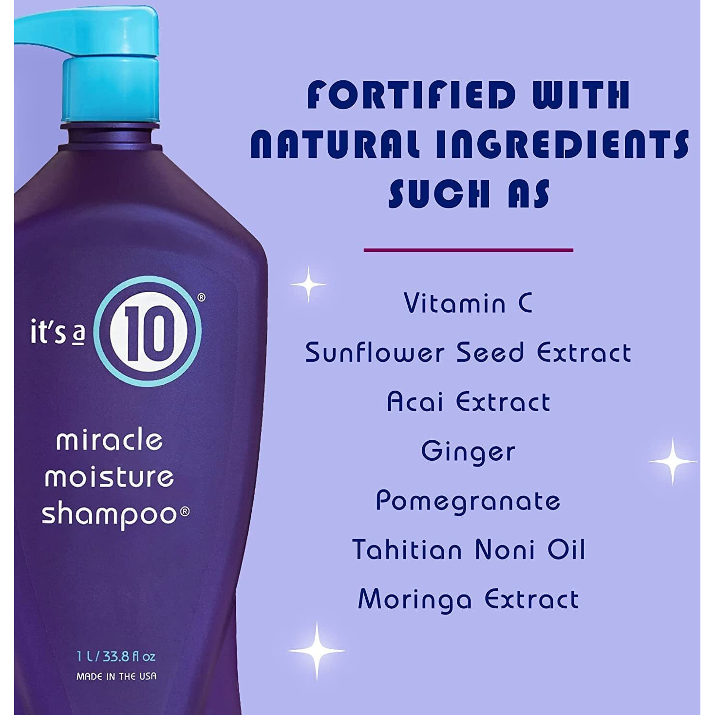 Miracle Moisture Shampoo by Its A 10 for Unisex - 10 oz Shampoo
