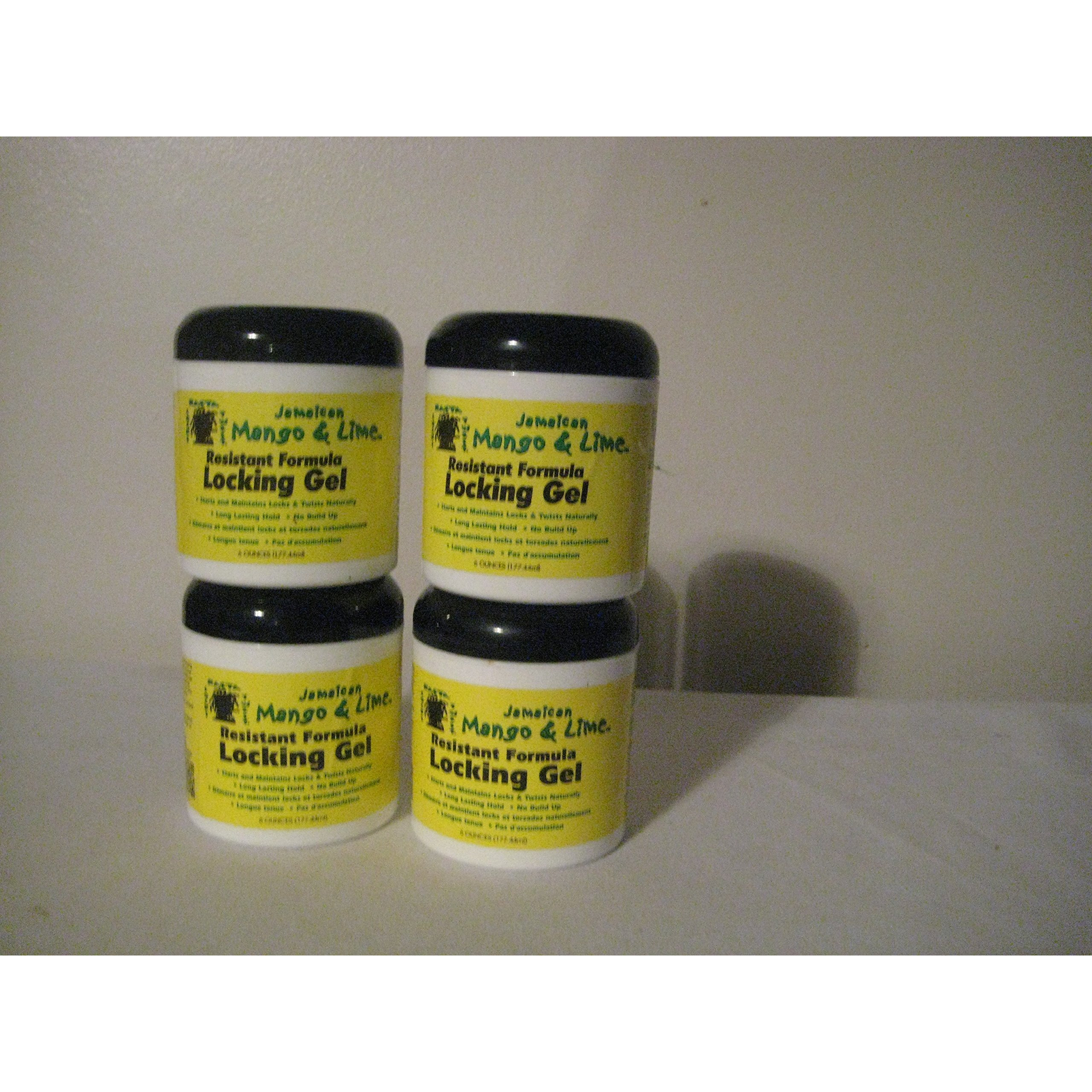 Jamaican Mango & Lime Resistant Formula Locking Gel 6 oz (Pack of 4)