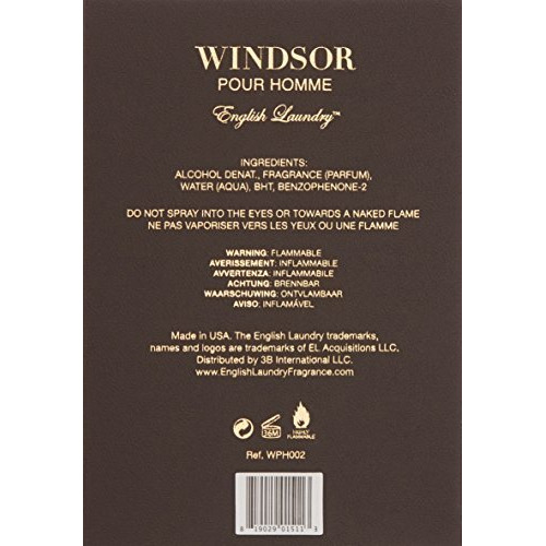 Windsor by English Laundry, 1.7 oz Eau De Parfum Spray for Men