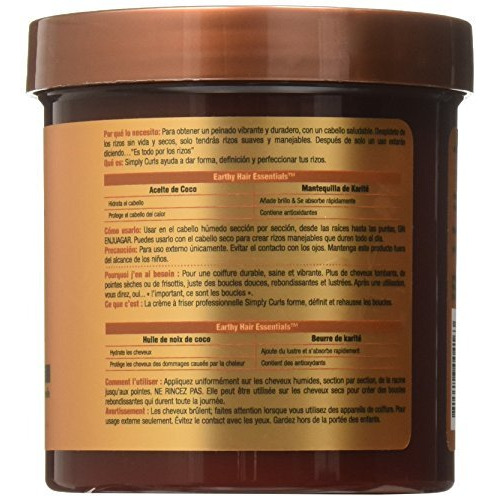 Every Strand Simply Curls Coco Oil/Shea Curl Creme, 15 Ounce