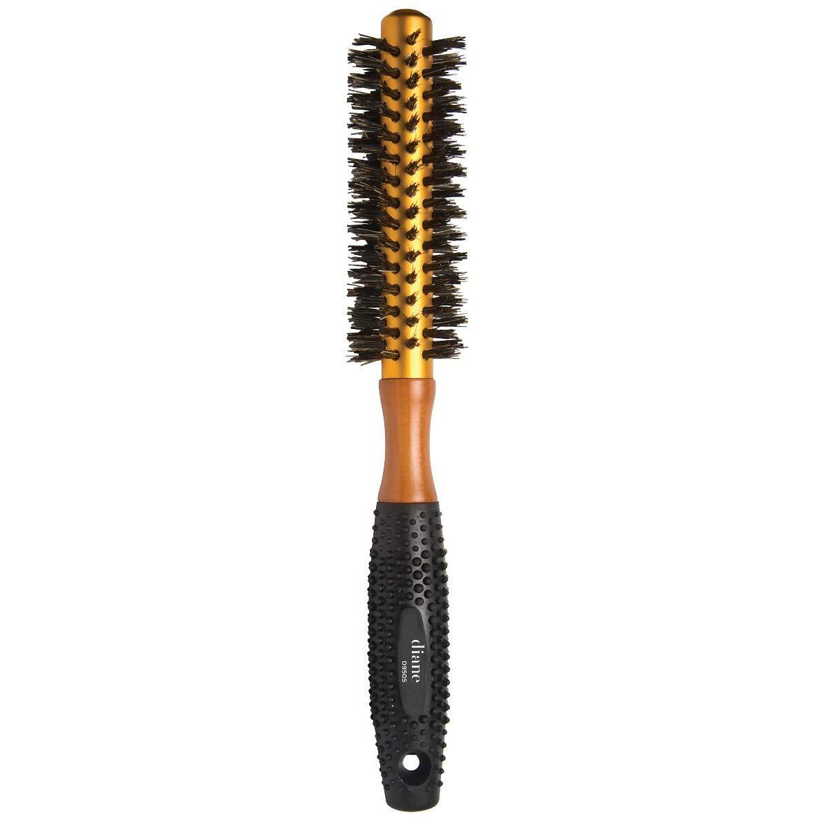 Diane 6-Row Comfort Grip Reinforced Boar Bristle with Aluminum Barrel Round Brush