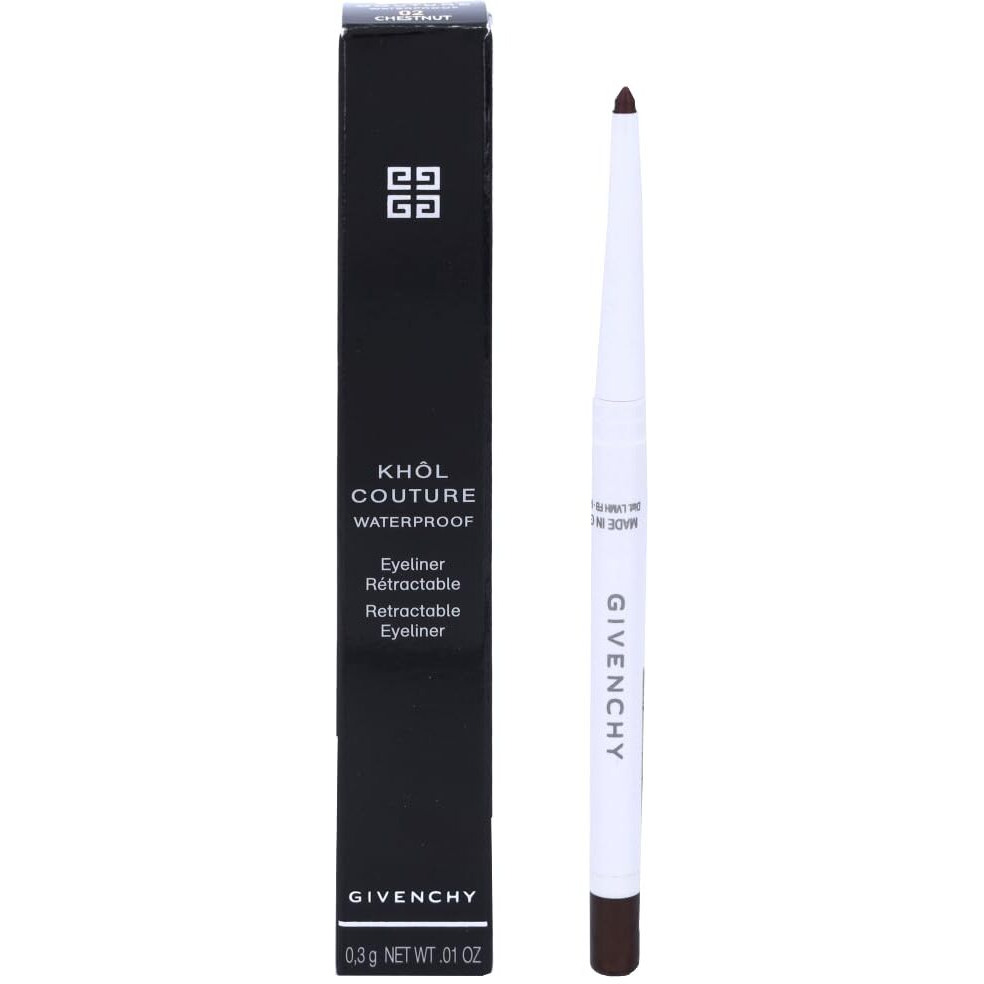 Khol Couture Waterproof Retractable Eyeliner - 02 Chestnut by Givenchy for Women - 0.01 oz Eyeliner