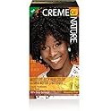 Creme of Nature Moisture Rich Hair Color Kit, C10 Jet Black, 1 Application