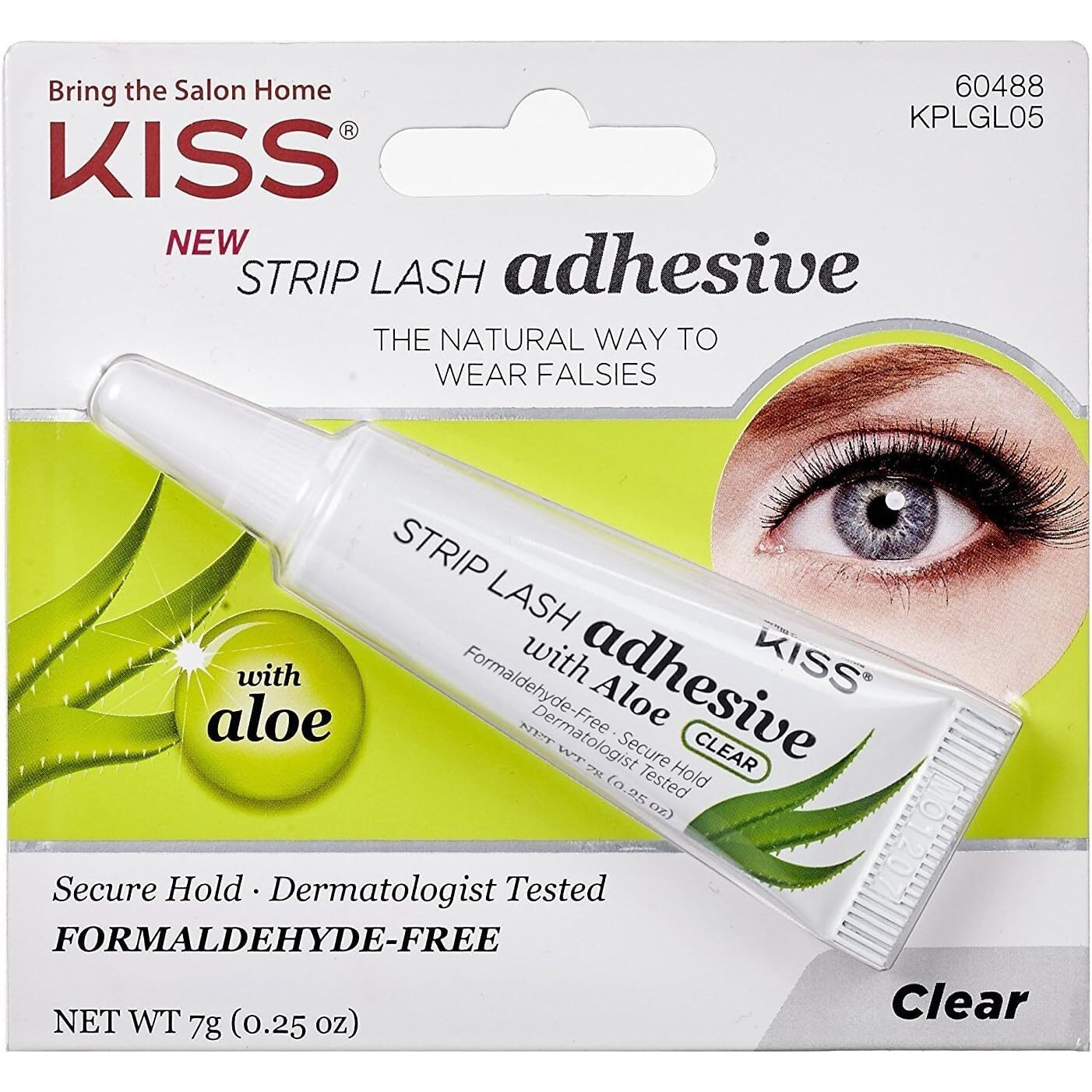 Kiss Strip Lash Adhesive With Aloe (Clear)