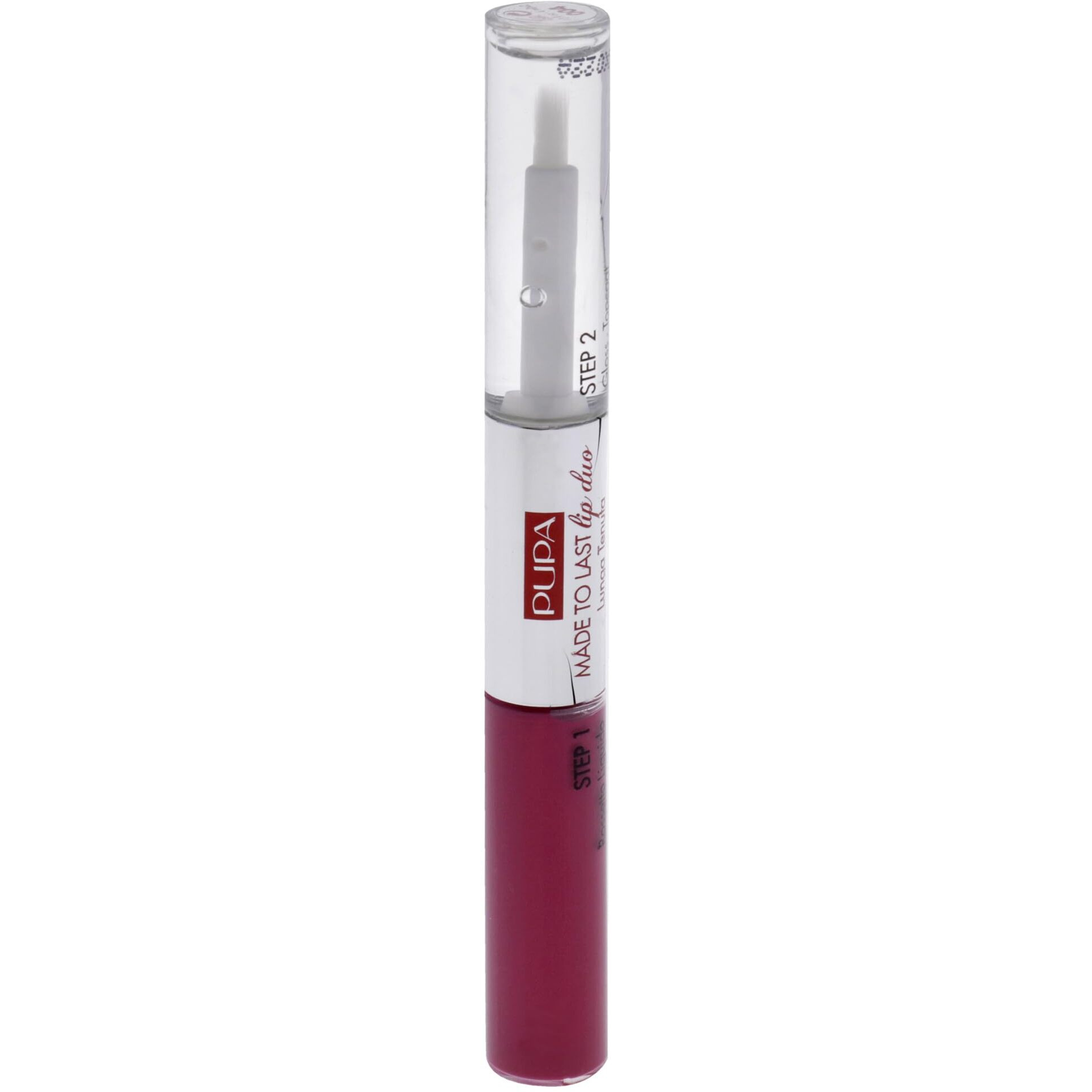 Made To Last Lip Duo - 004 Geranium Fuchsia by Pupa Milano for Women - 0.13 oz Lipstick