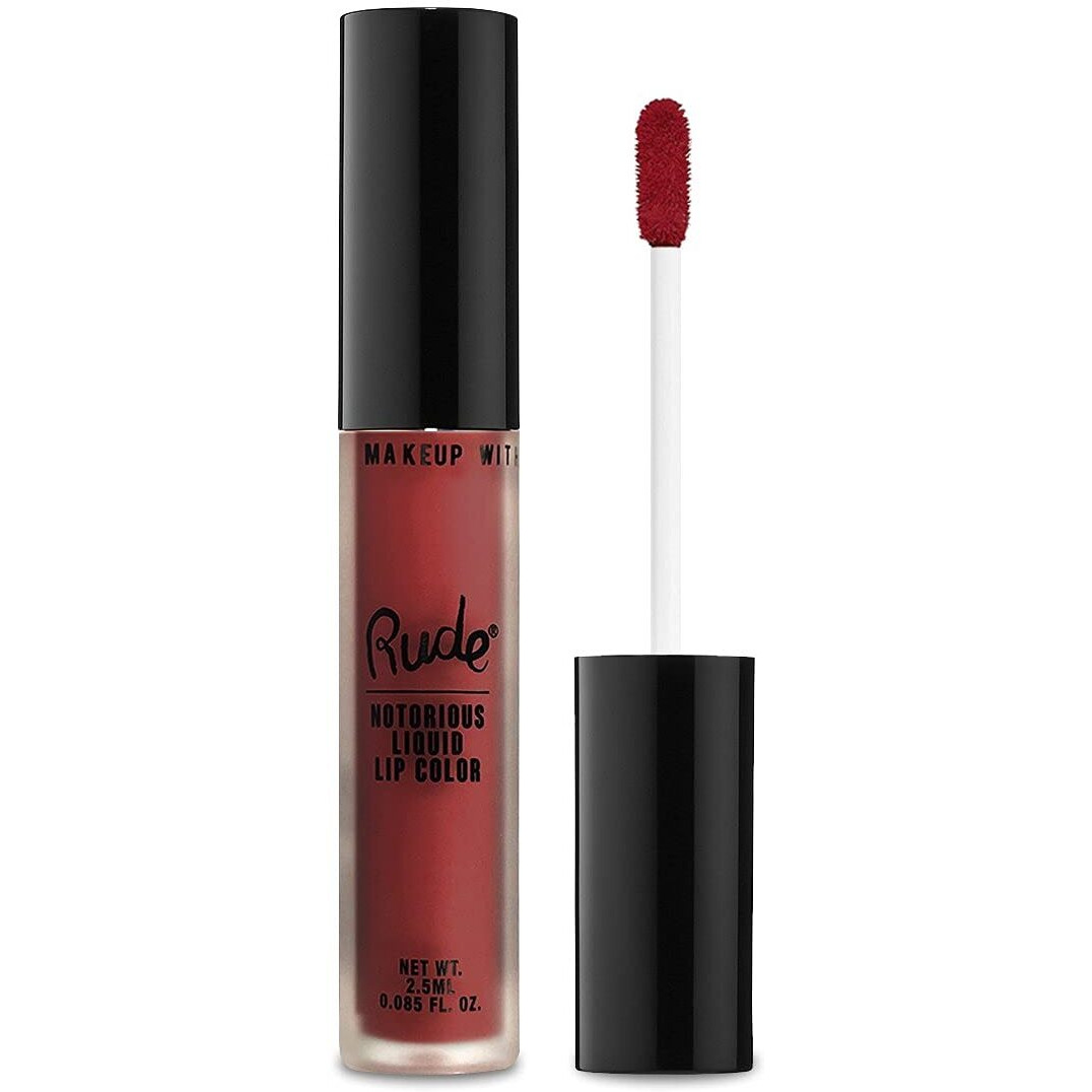 Notorious Liquid Lip Color - Hell to Pay by Rude Cosmetics for Women - 0.1 oz Lipstick