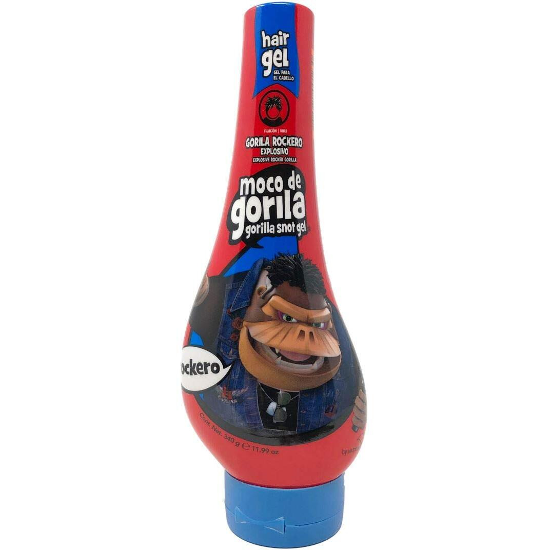Moco de Gorila Rockero Hair Gel | Explosive Hair Styling Gel for Extreme Long-lasting Hold, Gorilla Snot Gel is the Ultimate Hair Gel to create any Rocker Hairstyle 11.9 oz Squizz Bottle