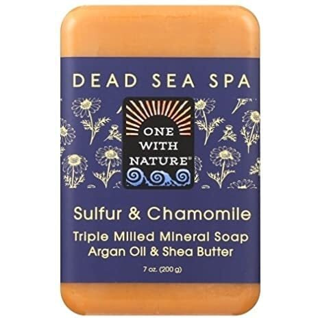 One With Nature Bar Soap, Chamomile and Sulfur, 7 Ounce