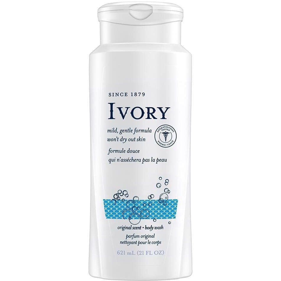 Ivory Original Body Wash, 21 oz (Pack of 5)