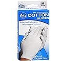 Cara Dermatological Cotton Gloves, Medium, 1 Pair