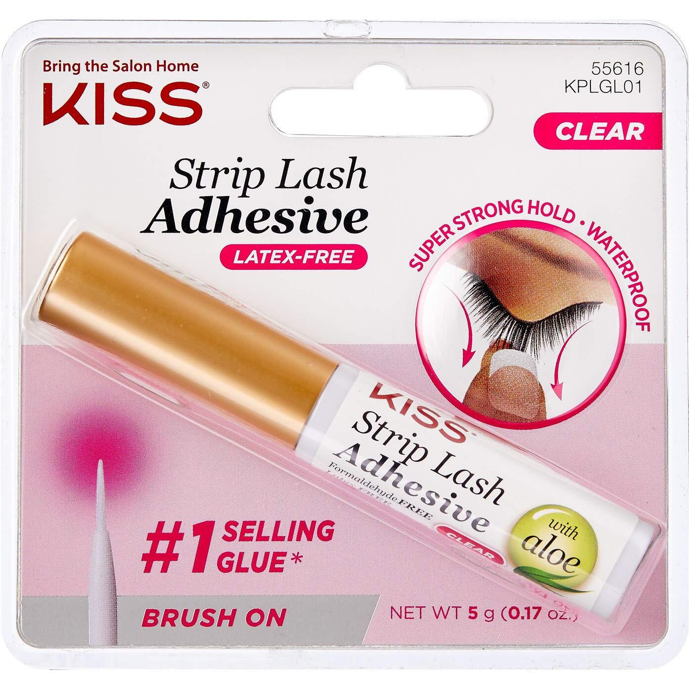 Kiss Strip Lash Adhesive Clear (4 Pack)