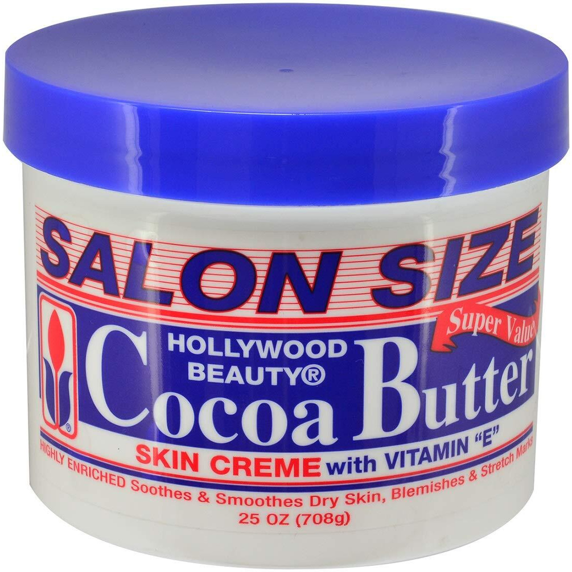 Hollywood Beauty Skin Creme Cocoa Butter, 25 oz (Pack of 2)