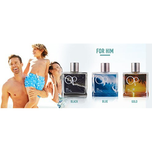 OP Black For Him by Ocean Pacific, 3.4 oz Eau De Toilette Spray for Men
