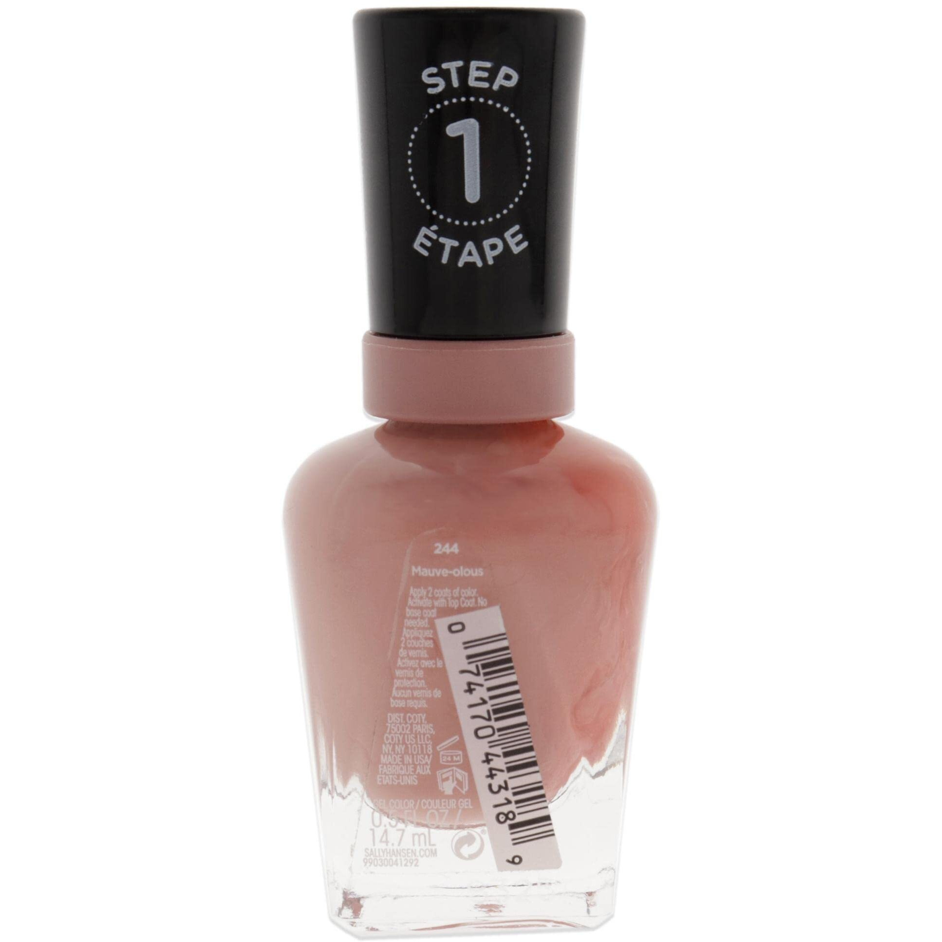 Miracle Gel - 244 Mauve Olous by Sally Hansen for Women - 0.5 oz Nail Polish