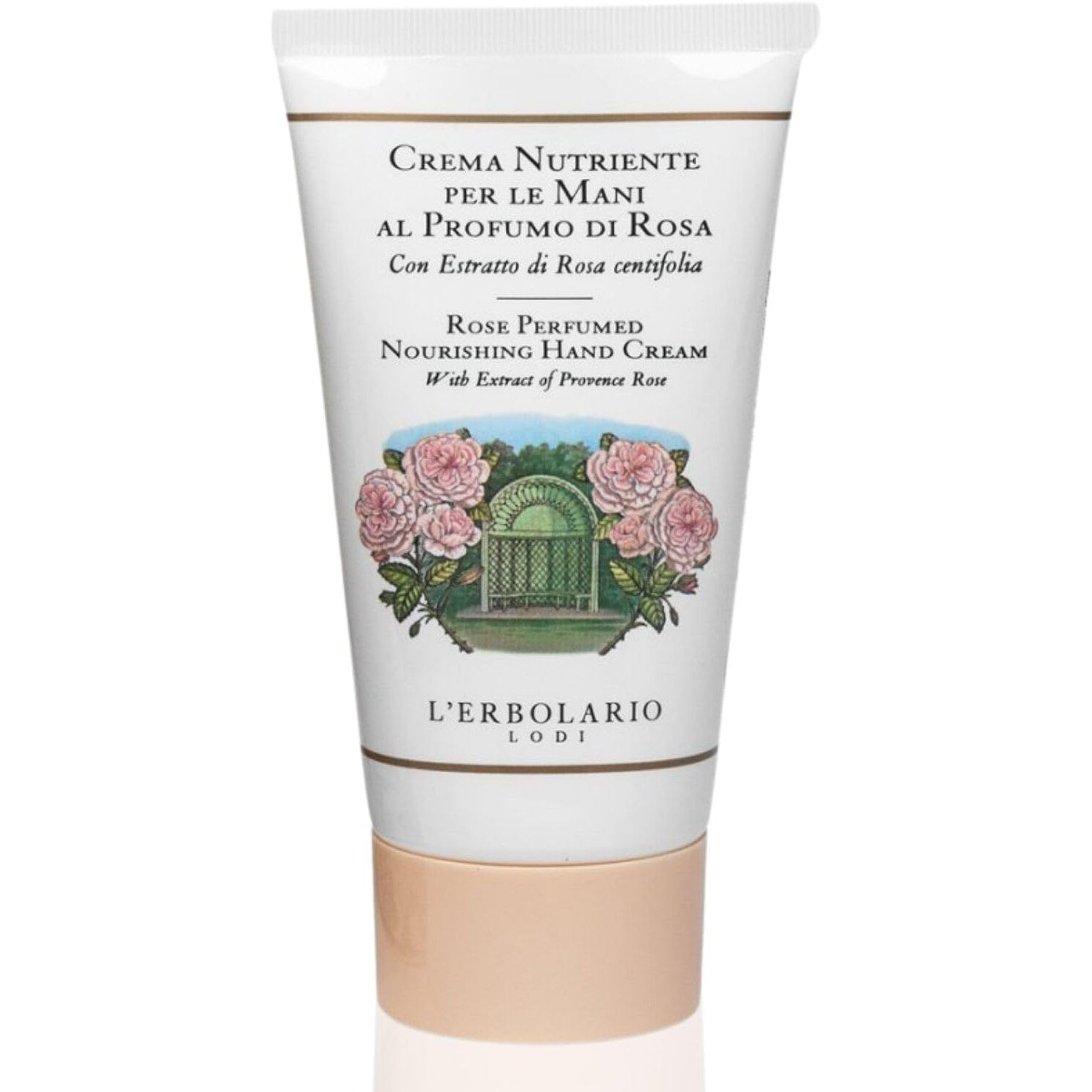 Perfumed Nourishing Hand Cream - Rose by LErbolario for Unisex - 2.5 oz Cream
