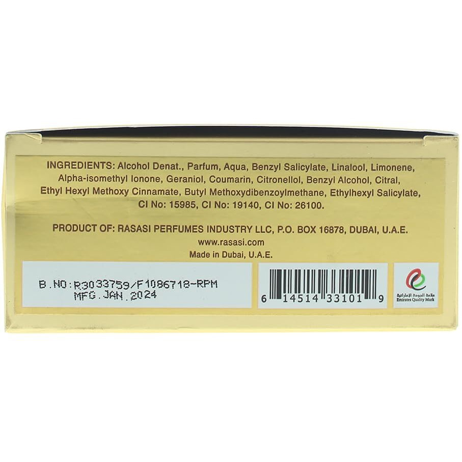 Hawas by Rasasi Eau De Parfum Spray 3.33 oz(D0102HA5HMU.)