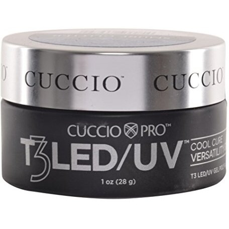 T3 Cool Cure Versatility Gel - Smurf Glitter by Cuccio Pro for Women - 1 oz Nail Gel
