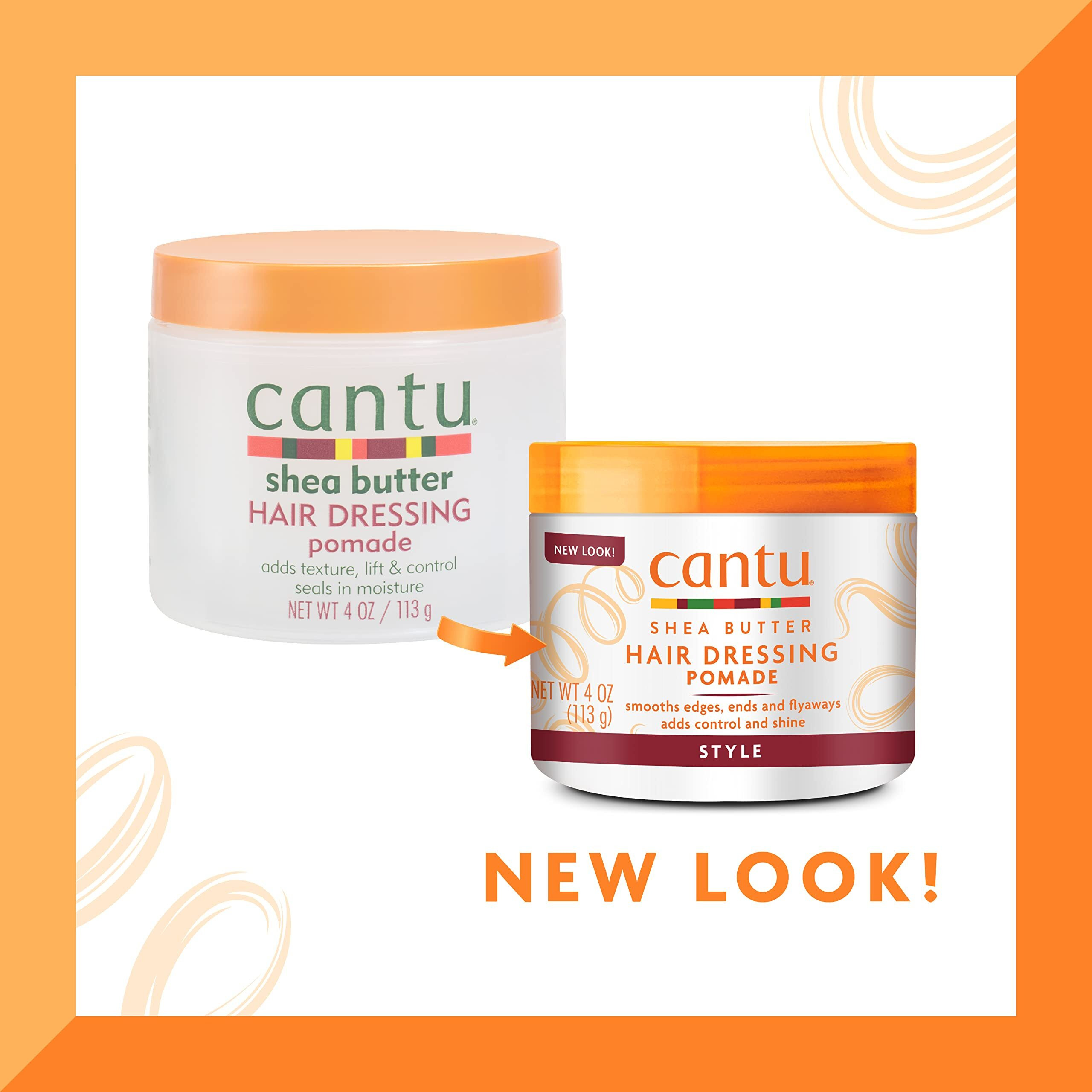 Cantu Hair Dressing Pomade with Shea Butter, 4 Ounce