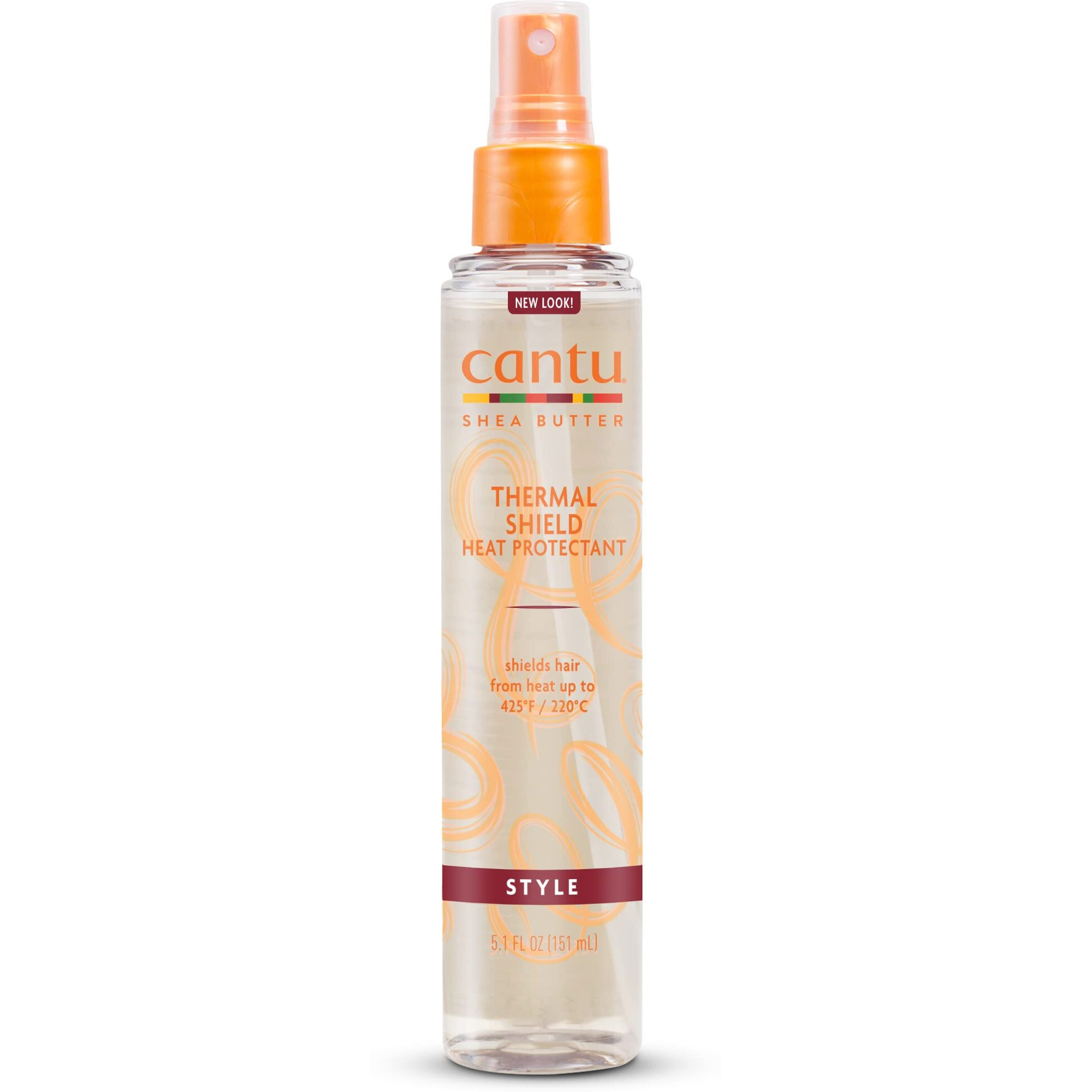 Cantu Thermal Shield Heat Protectant with Shea Butter, 5.1 fl oz (Packaging May Vary)