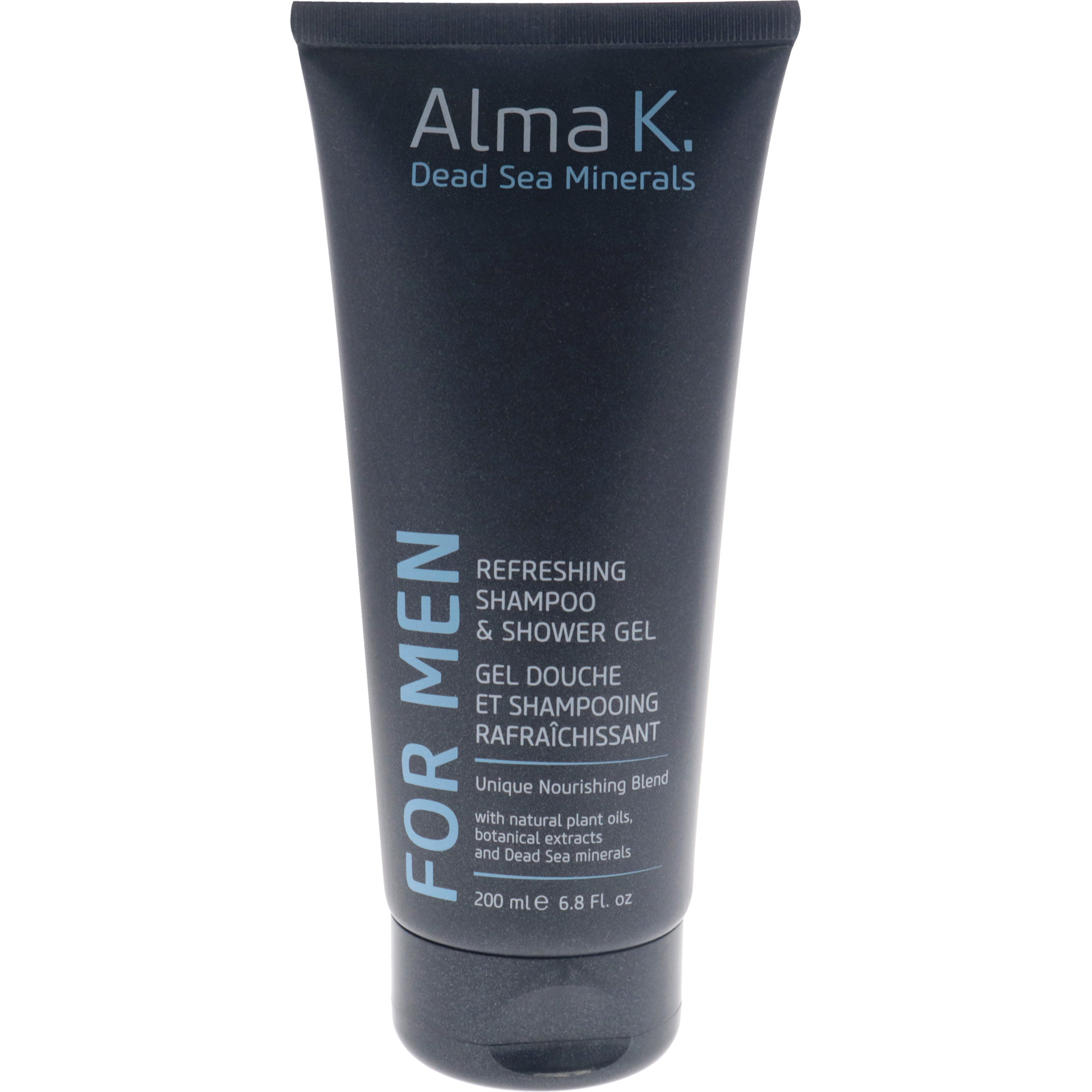 Refreshing Shampoo and Shower Gel by Alma K for Men - 6.8 oz Shampoo