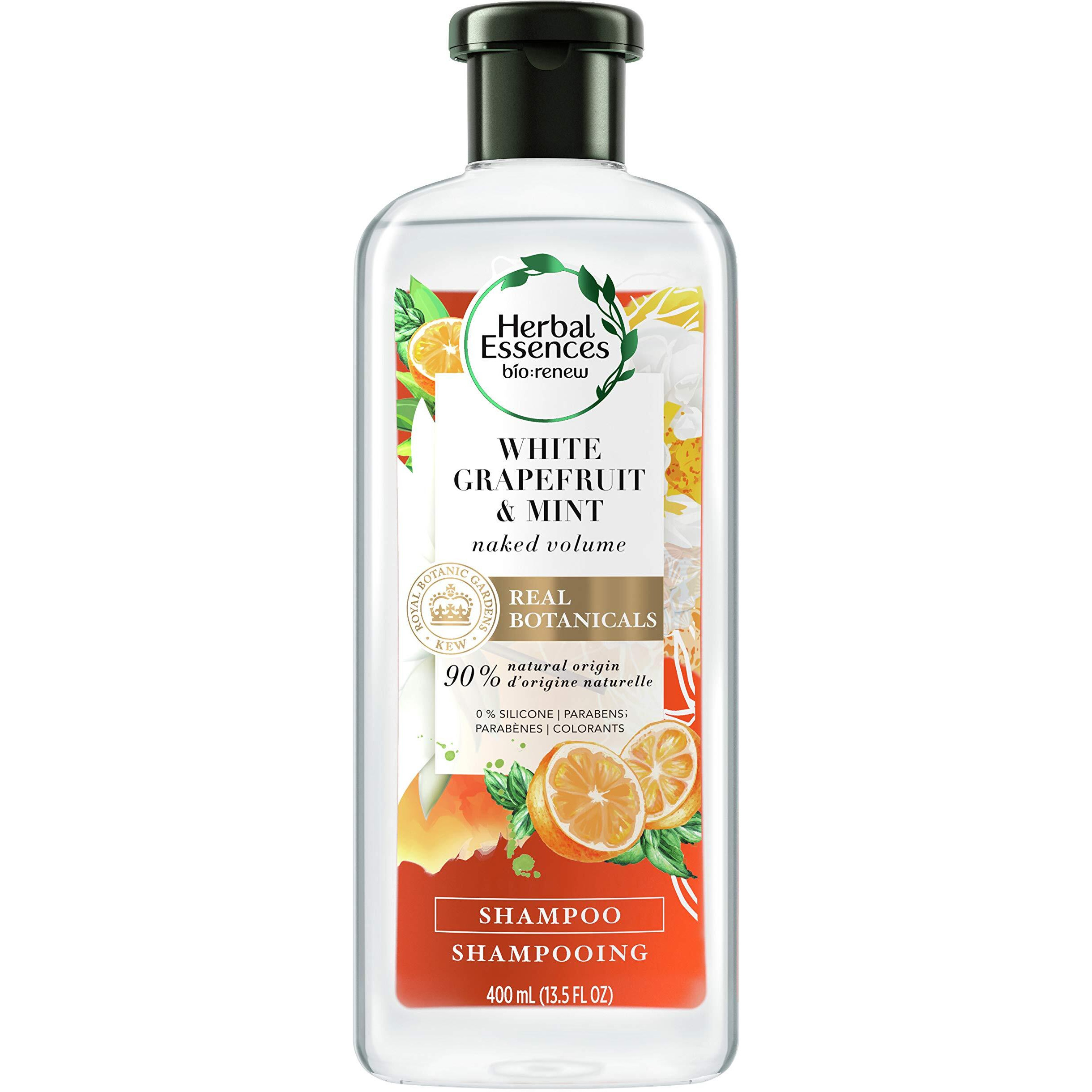 Herbal Essences biorenew White Grapefruit & Mosa Mint Naked Volume Shampoo, 13.5 fl oz