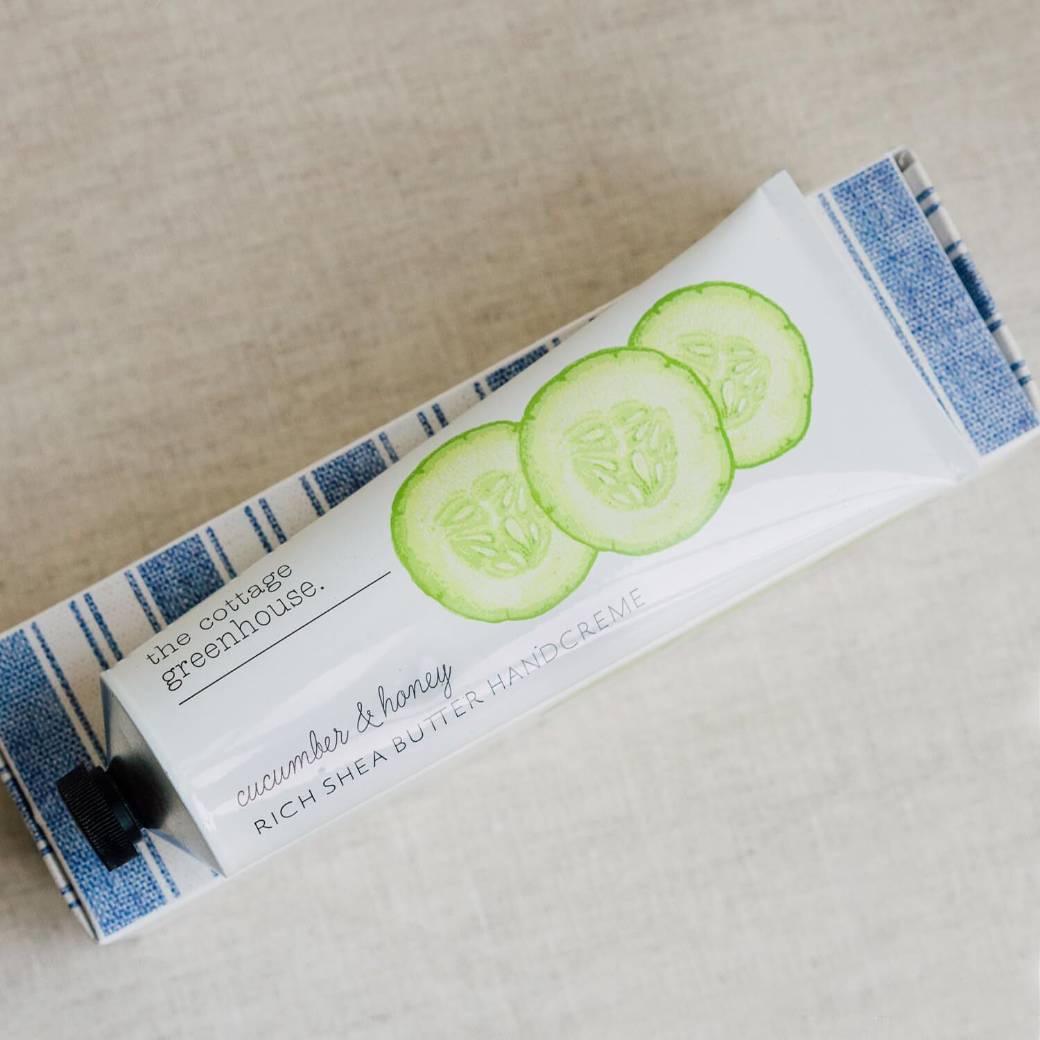 Rich Shea Butter Handcreme - Cucumber and Honey by The Cottage Greenhouse for Unisex - 4 oz Cream
