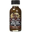 Okay 100% Pure Black Seed Oil for Hair & Skin, 1 Oz (OKAY-BLKS1)