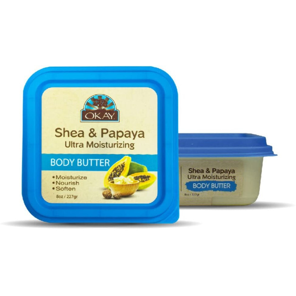 OKAY SHEA and PAPAYA Ultra Moisturizing Body Butter 7oz