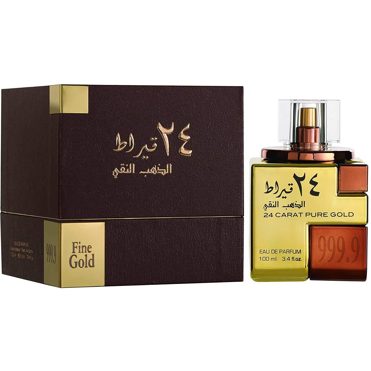 24 Carat Pure Gold by Lattafa for Women - 3.4 oz EDP Spray