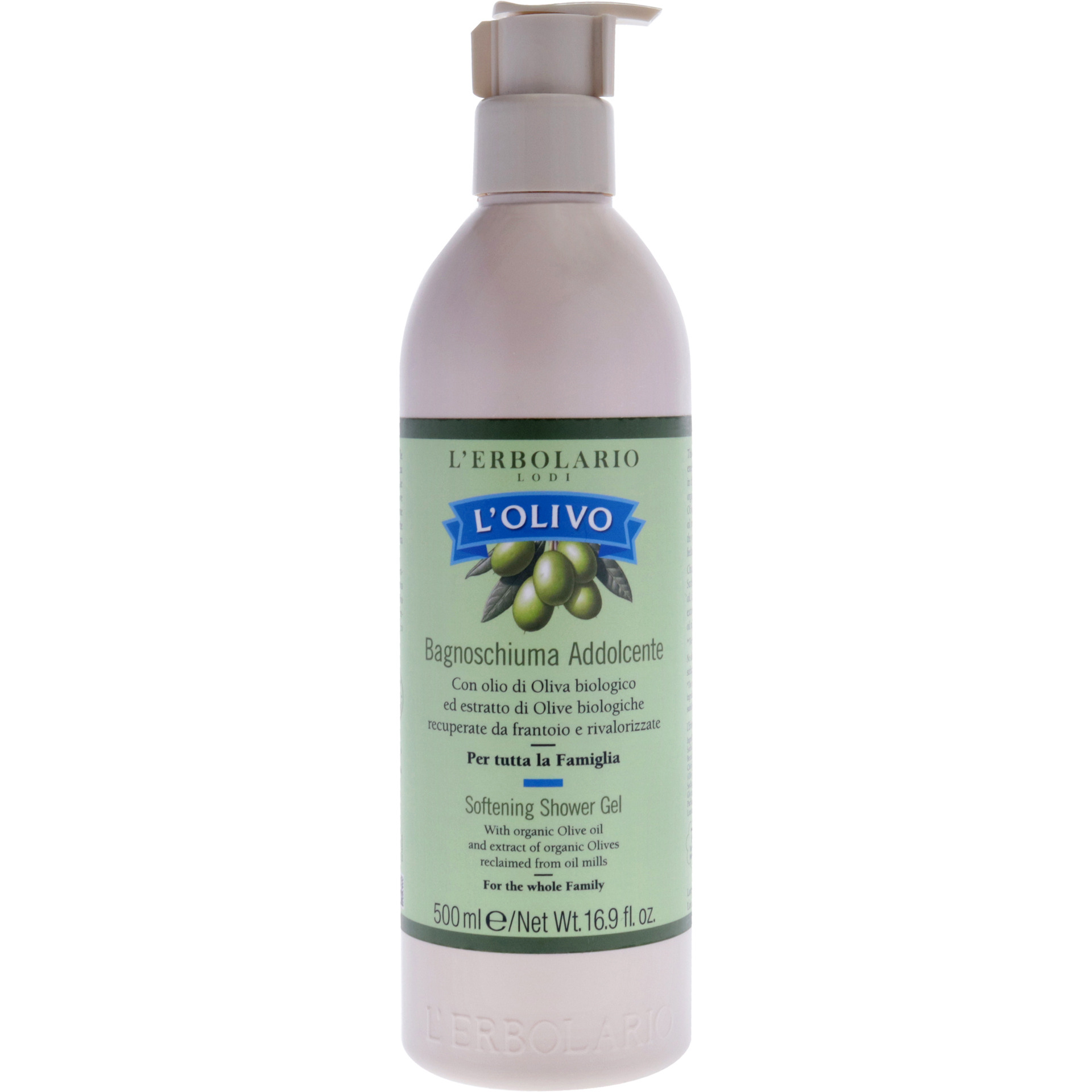 LOlivo Softening Shower Gel by LErbolario for Unisex - 16.9 oz Shower Gel
