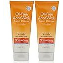 Neutrogena Acne Wash Cream Cleanser 6.7 Ounce (200ml) (Pack of 2)