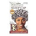 Donna Collection Premium Deluxe Pattern Extra Large Sleep Cap, Leopard Pattern