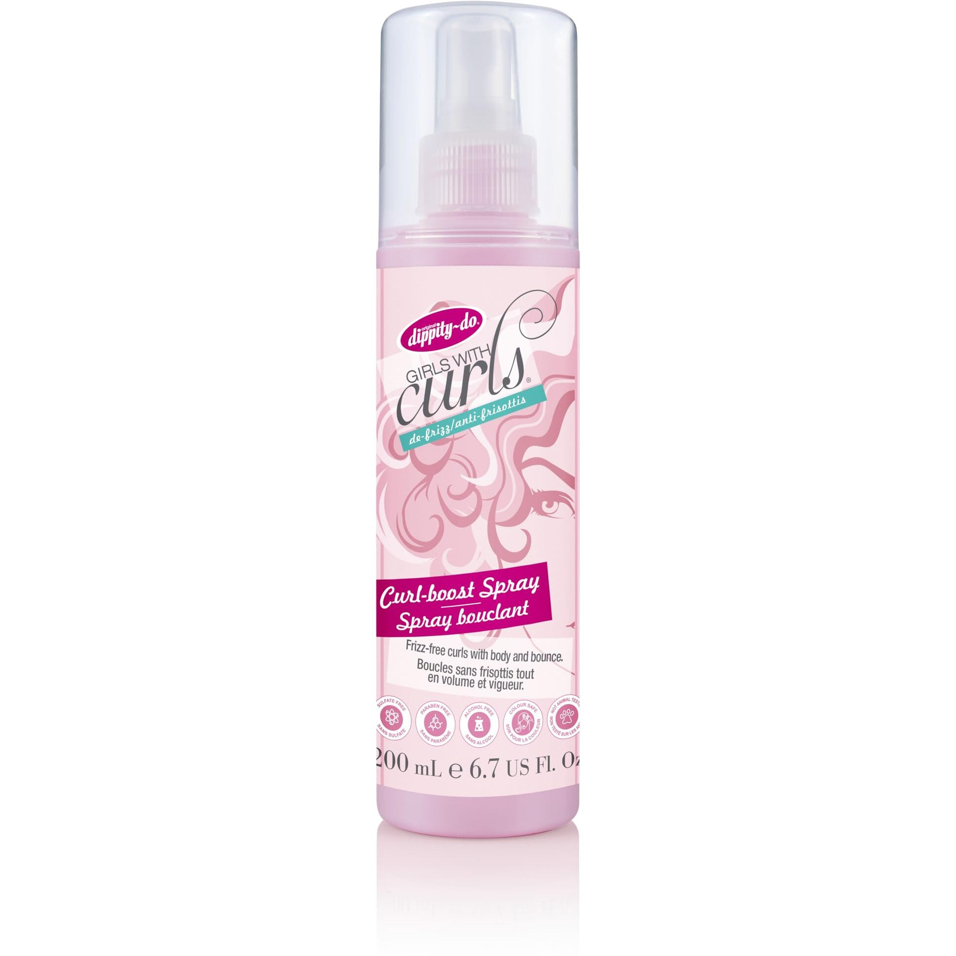 Dippity Do Girls With Curls Curl Boost Spray, 6.7 Oz.