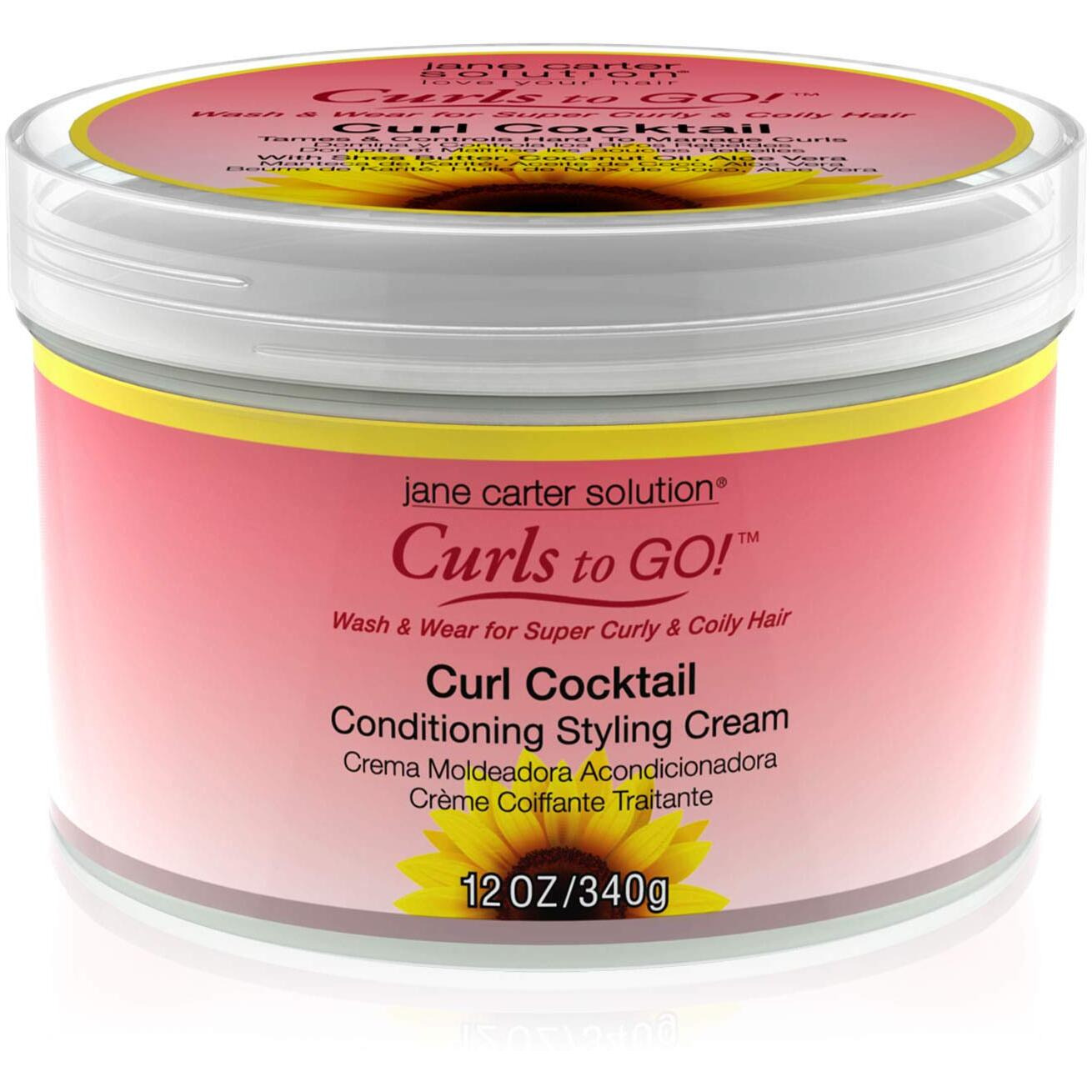 JANE CARTER SOLUTION Curls to Go Cocktail Conditioning Cream (12oz) - Hydrating