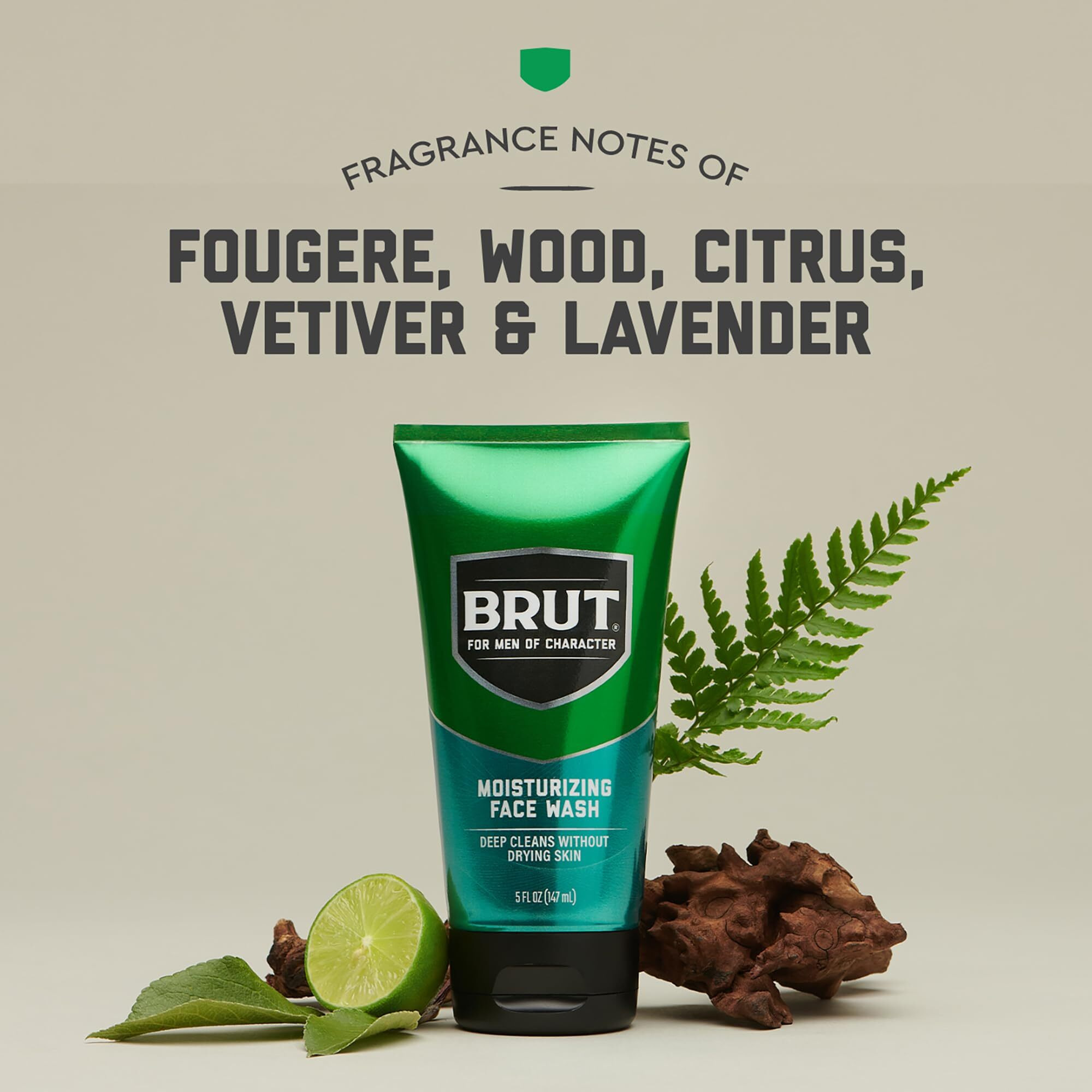 Classic Scent 3 In 1 All Over Wash by Brut for Men - 5 oz Body Wash