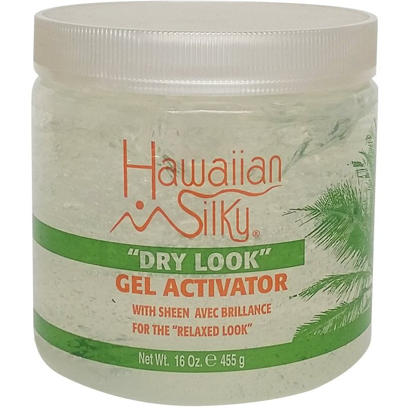 Hawaiian Silky Hawaiian 10011 Silky dry look gel activator 16 fluid ounce, Gray, 16 Fl Ounce
