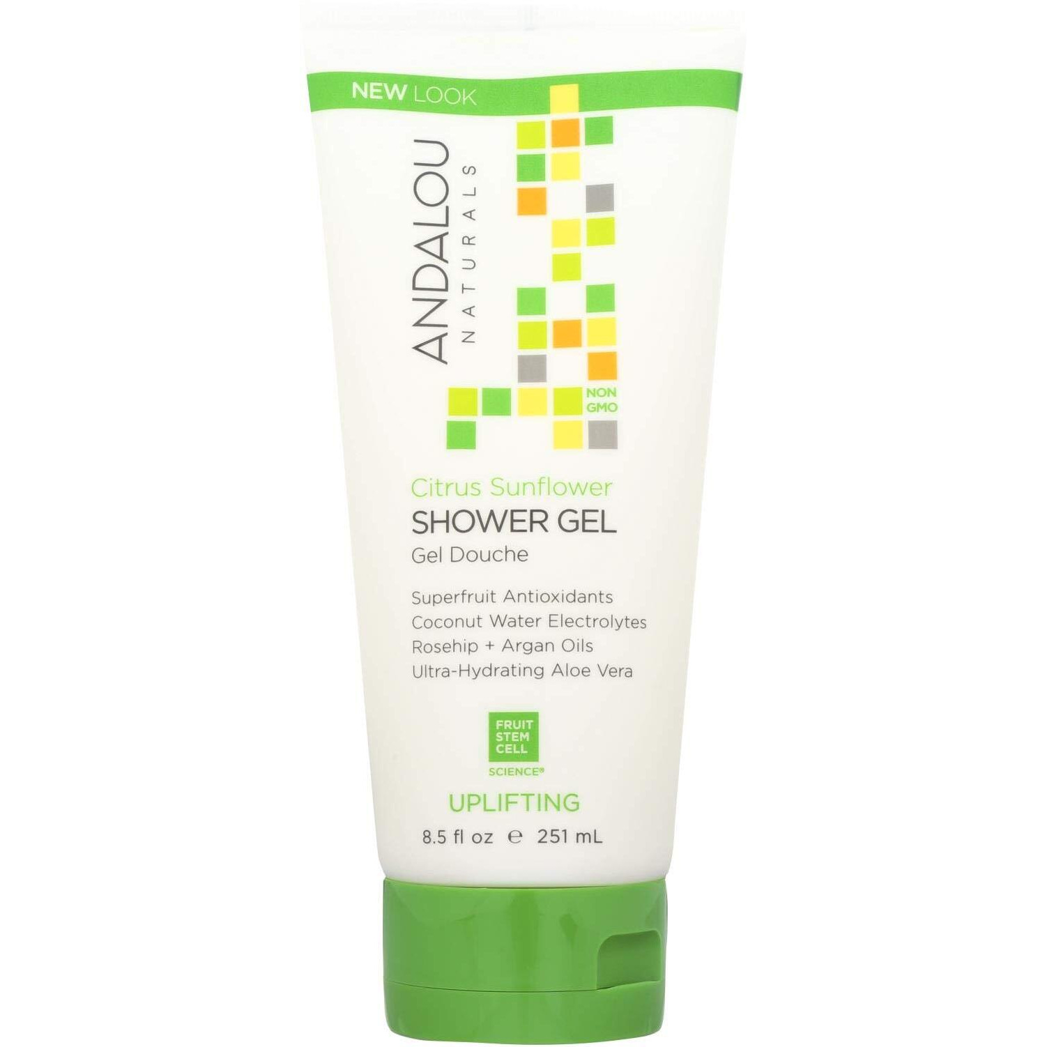 Andalou Naturals Shower Gel, Citrus Verbena Uplifting - 8.5 Fl Oz