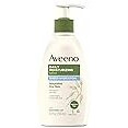 Aveeno Sheer Hydration Daily Moisturizing Lotion For Dry Skin With Soothing Oat, Lightweight, Fast-Absorbing & Fragrance-Free Intense Body Moisturizer, 12 Fl. Oz