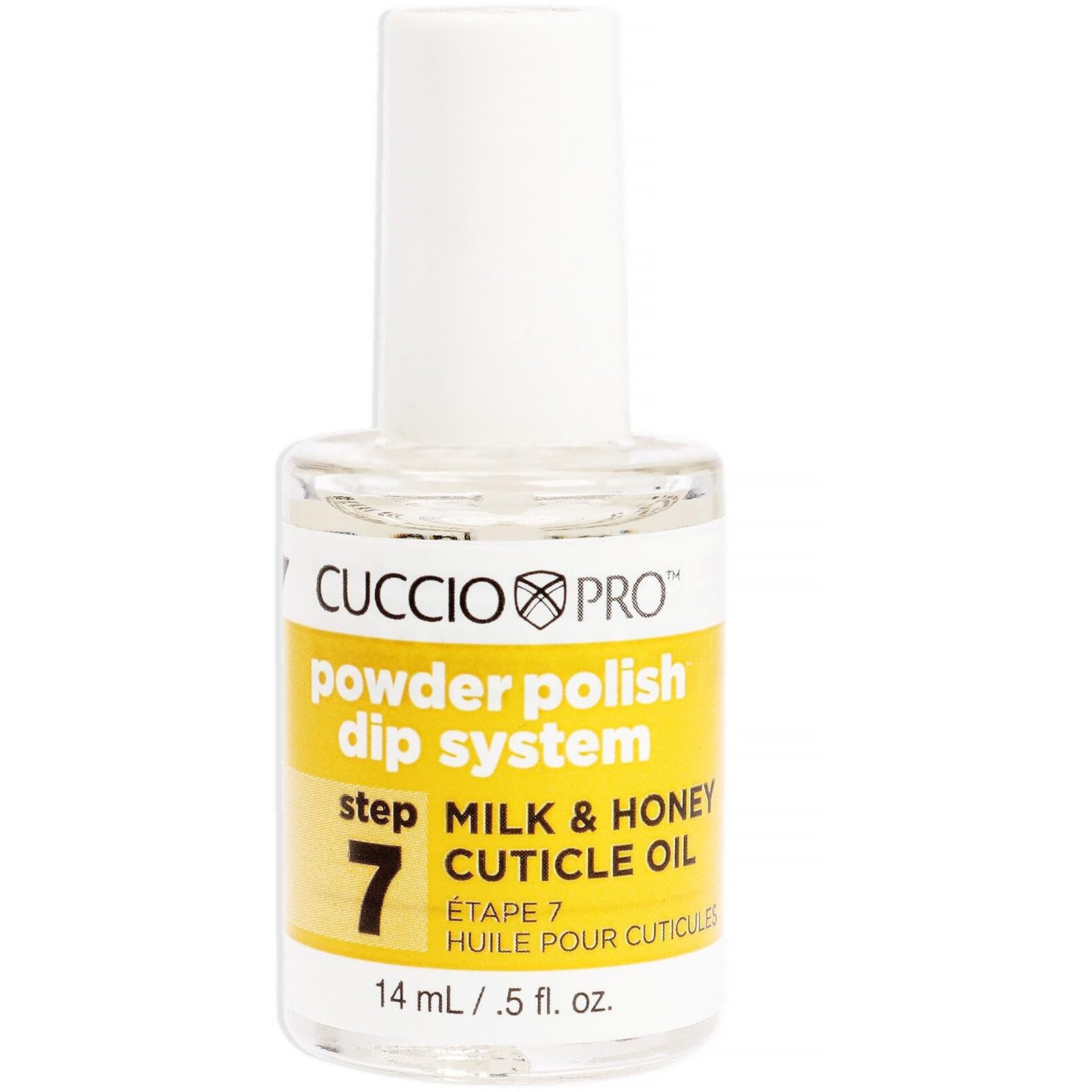Pro Powder Polish Dip System Milk and Honey Cuticle Oil - Step 7 by Cuccio Colour for Women - 0.5 oz Nail Polish