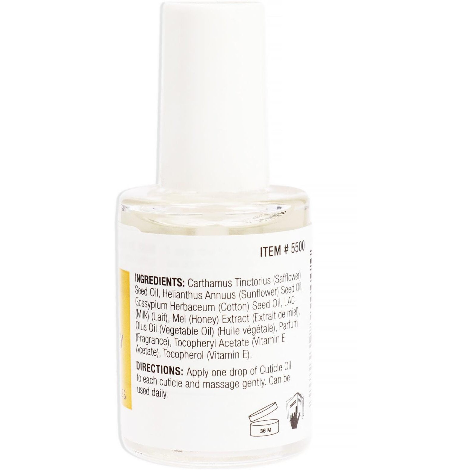 Pro Powder Polish Dip System Milk and Honey Cuticle Oil - Step 7 by Cuccio Colour for Women - 0.5 oz Nail Polish