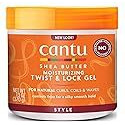 Cantu Natural Hair Twist & Lock Gel 13 Ounce Jar (384ml) (2 Pack)