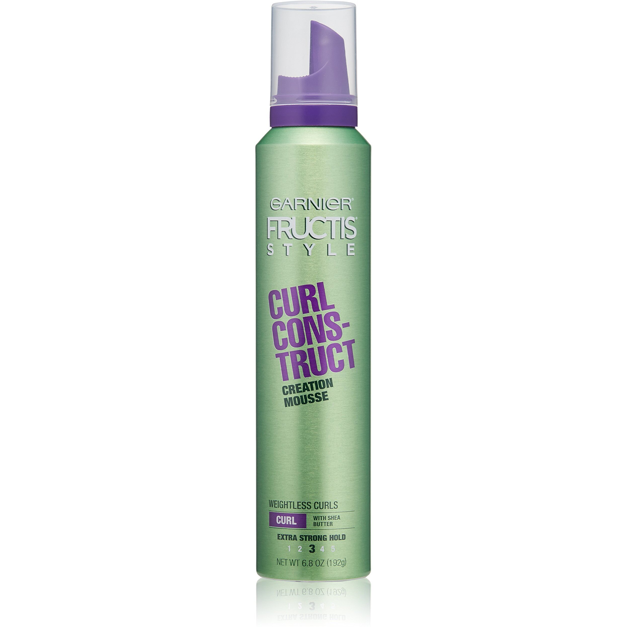 Garnier Fructis Style Curl Construct Creation Mousse, Curly Hair, 6.8 oz.