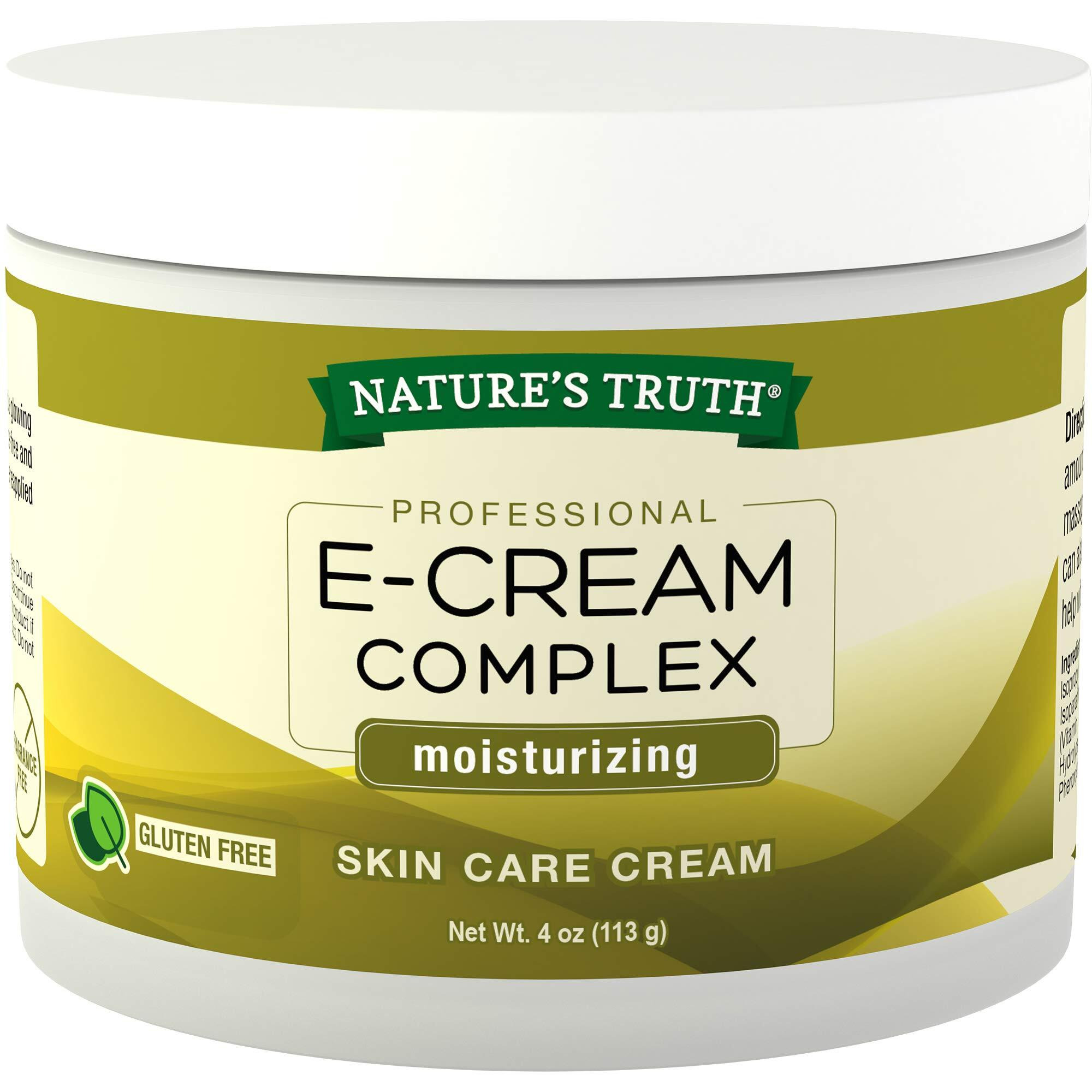 Vitamin E Cream Complex | 4 oz | Moisturizing Skin Care Cream | by Nature's Truth